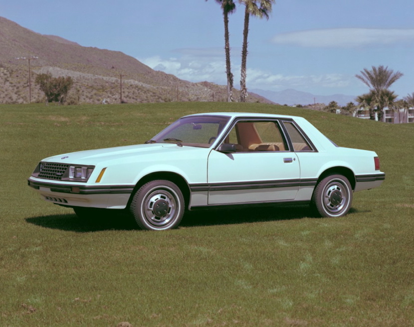 The Mustang entered its third generation with the 1979 model year. Using the larger Fox body platform, the new Mustang was able to seat four comfortably.