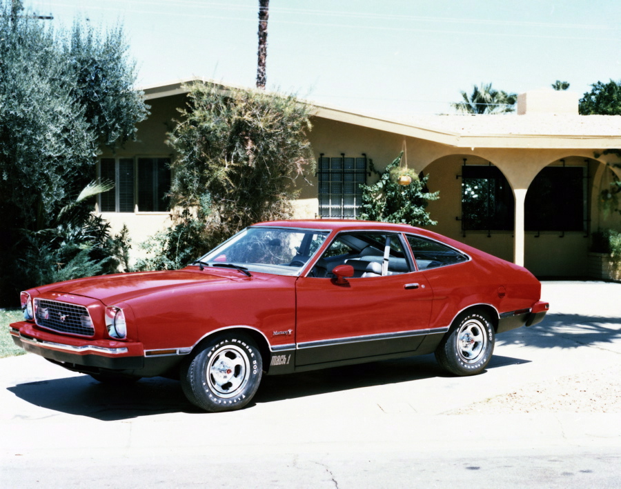 The second-generation Mustang added notchback, luxury Ghia and 2+2 fastback models to the line-up. Shorter and lighter, this Mustang was the first to be offered without V-8 or convertible options.