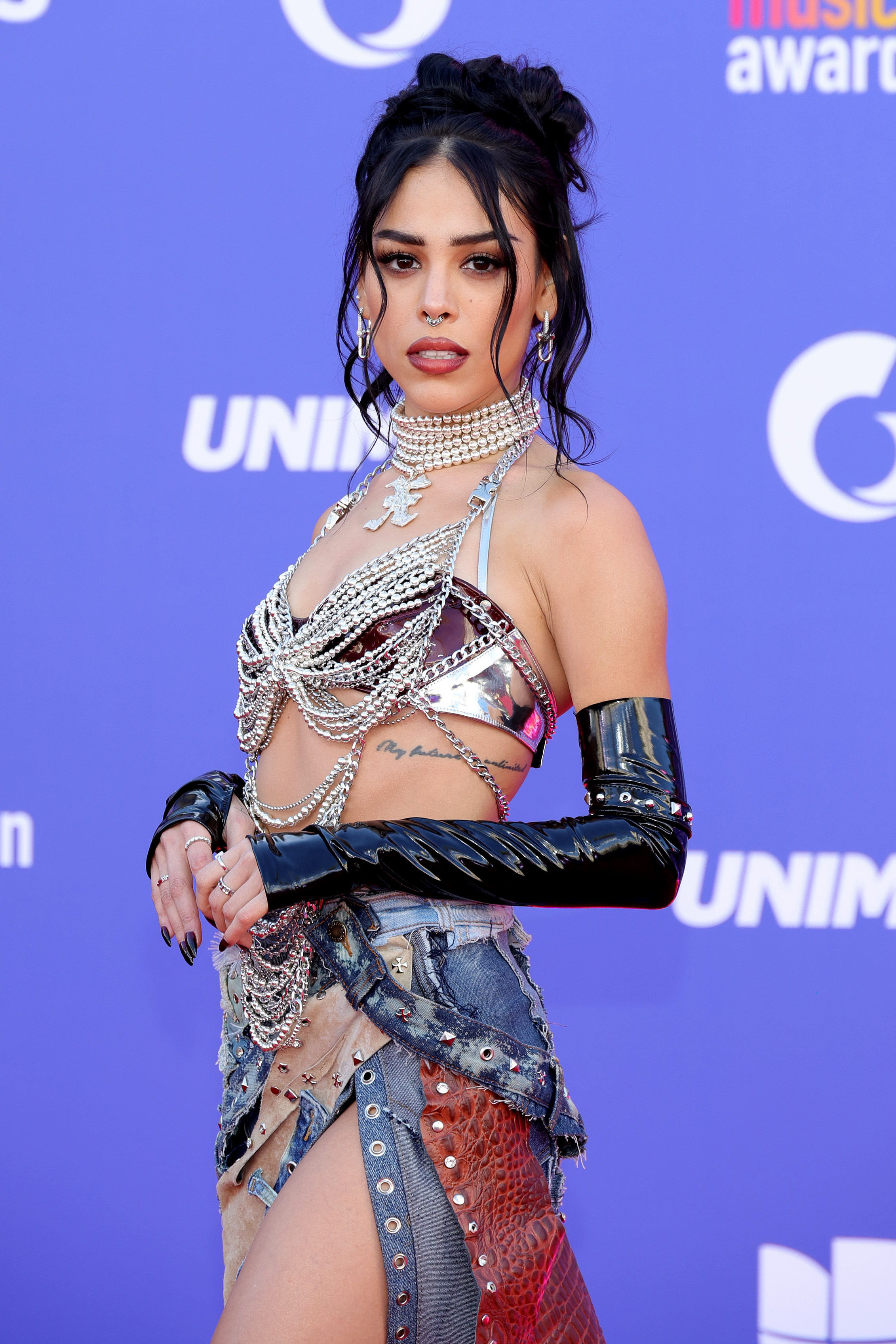 Danna Paola attends the 2023 Latin American Music Awards at MGM Grand Garden Arena on April 20, 2023, in Las Vegas, Nev.