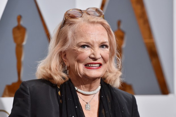 Actress Gena Rowlands attends the 88th Annual Academy Awards at Hollywood & Highland Center on February 28, 2016 in Hollywood, California. (Photo by Kevork Djansezian/Getty Images)
