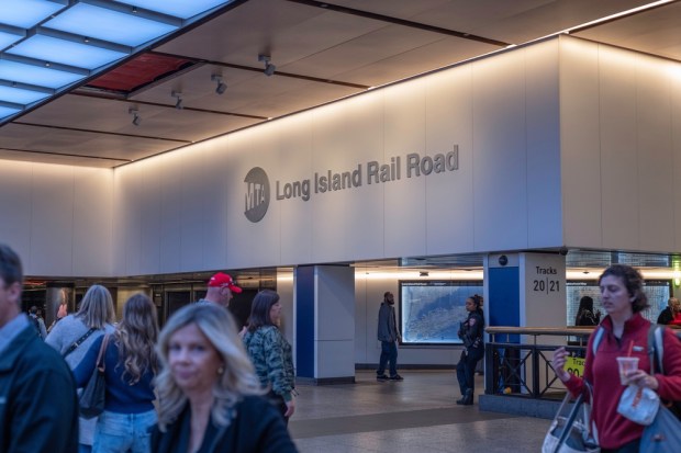 LIRR inside Penn Station (Shutterstock) 