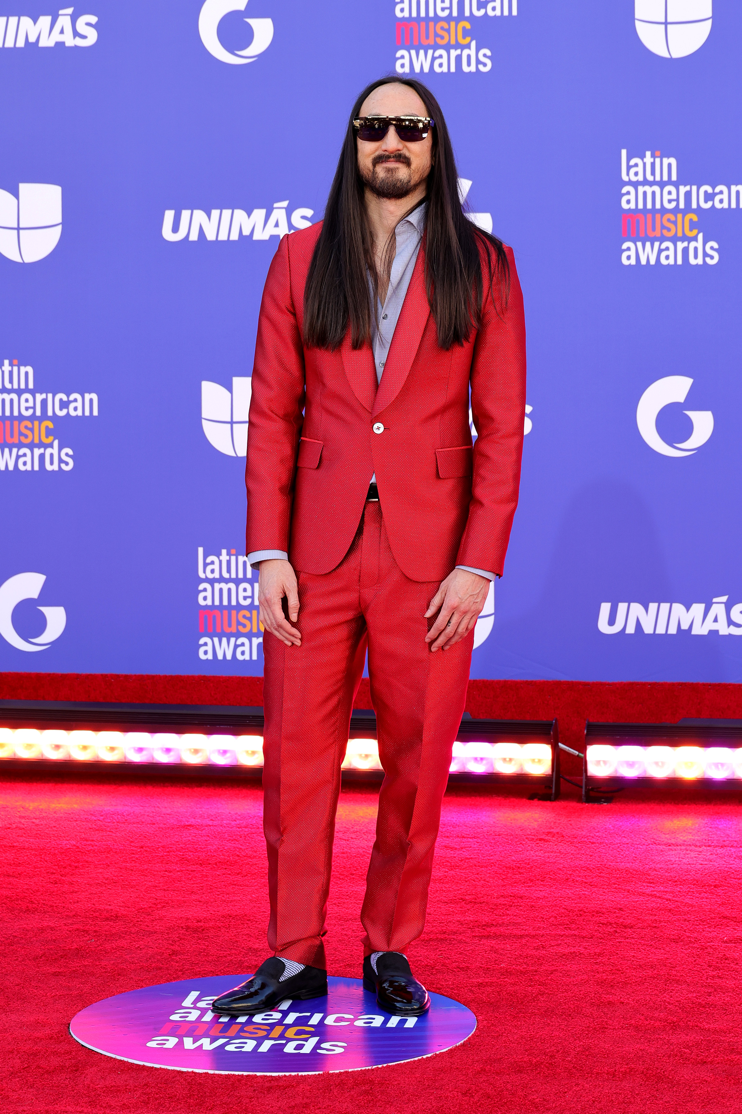 Steve Aoki attends the 2023 Latin American Music Awards at MGM Grand Garden Arena on April 20, 2023, in Las Vegas, Nev.