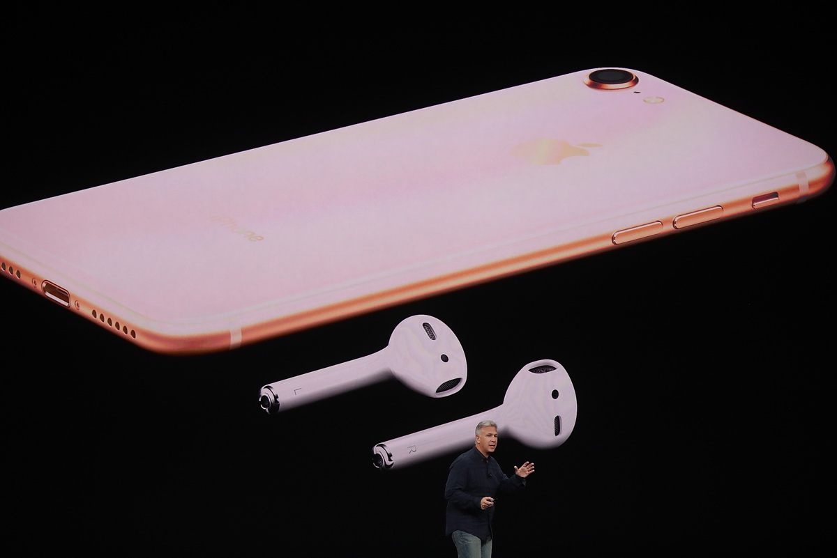 The phones come in 4.7-inch and 5.5-inch Retina HD displays, are available in silver, space grey, and a 'blush gold,' have a 12 megapixel sensor, and come with new photo filters. The iPhone 8 will start at $699 for 64GB and $799 for the 8Plus. Pre-ordering begins on September 15 and the phones will be available on September 22.